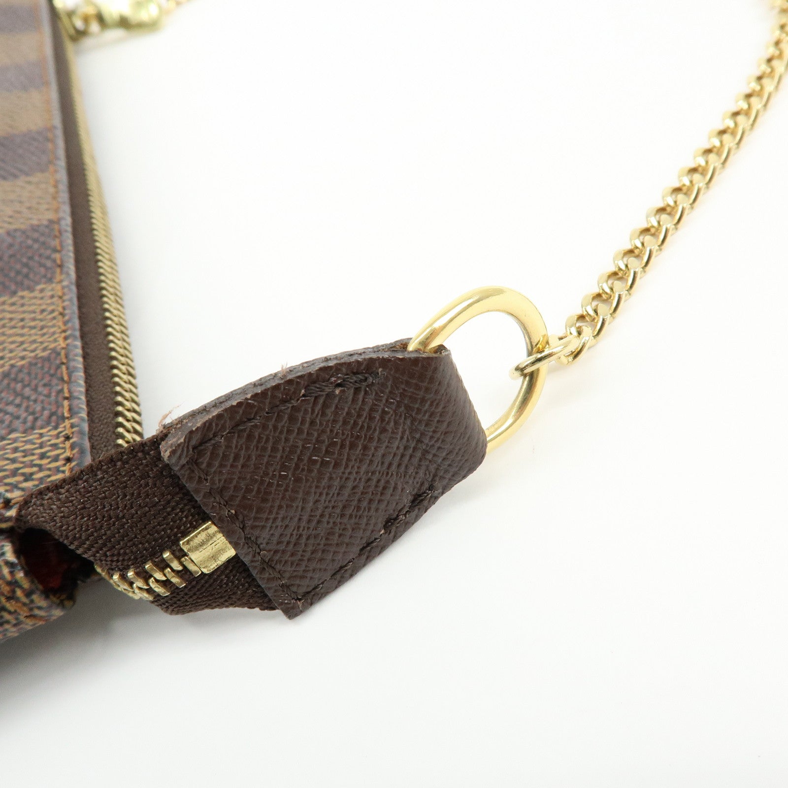 Louis Vuitton Damier Ebene Mini Pochette Accessoires Hand Bag