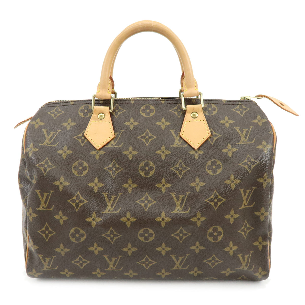 Louis Vuitton Monogram Speedy 30 Boston Bag Hand Bag Brown M41526