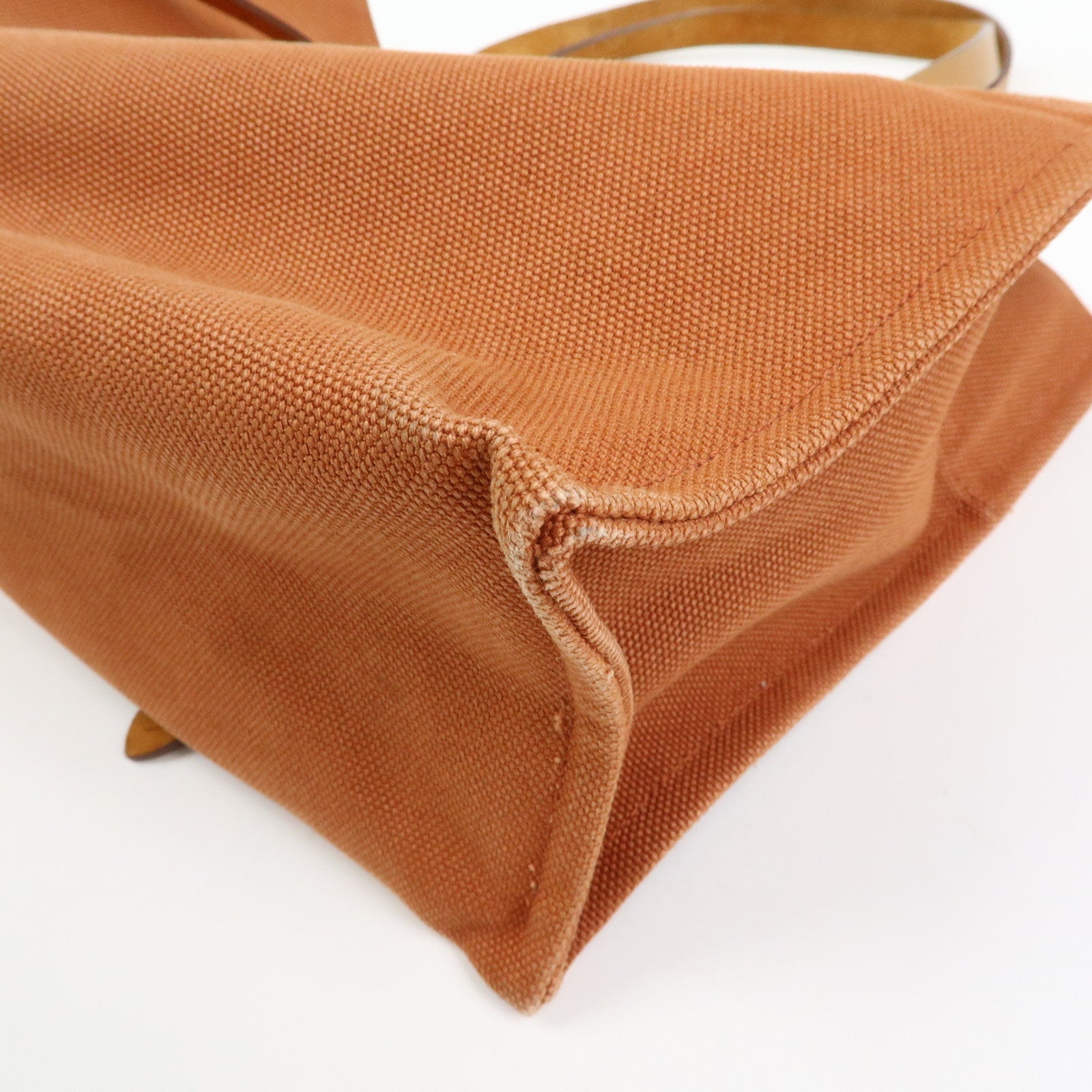 HERMES Etriviere Elan Toile Goeland Tote Bag Shoulder Bag □O Stamped