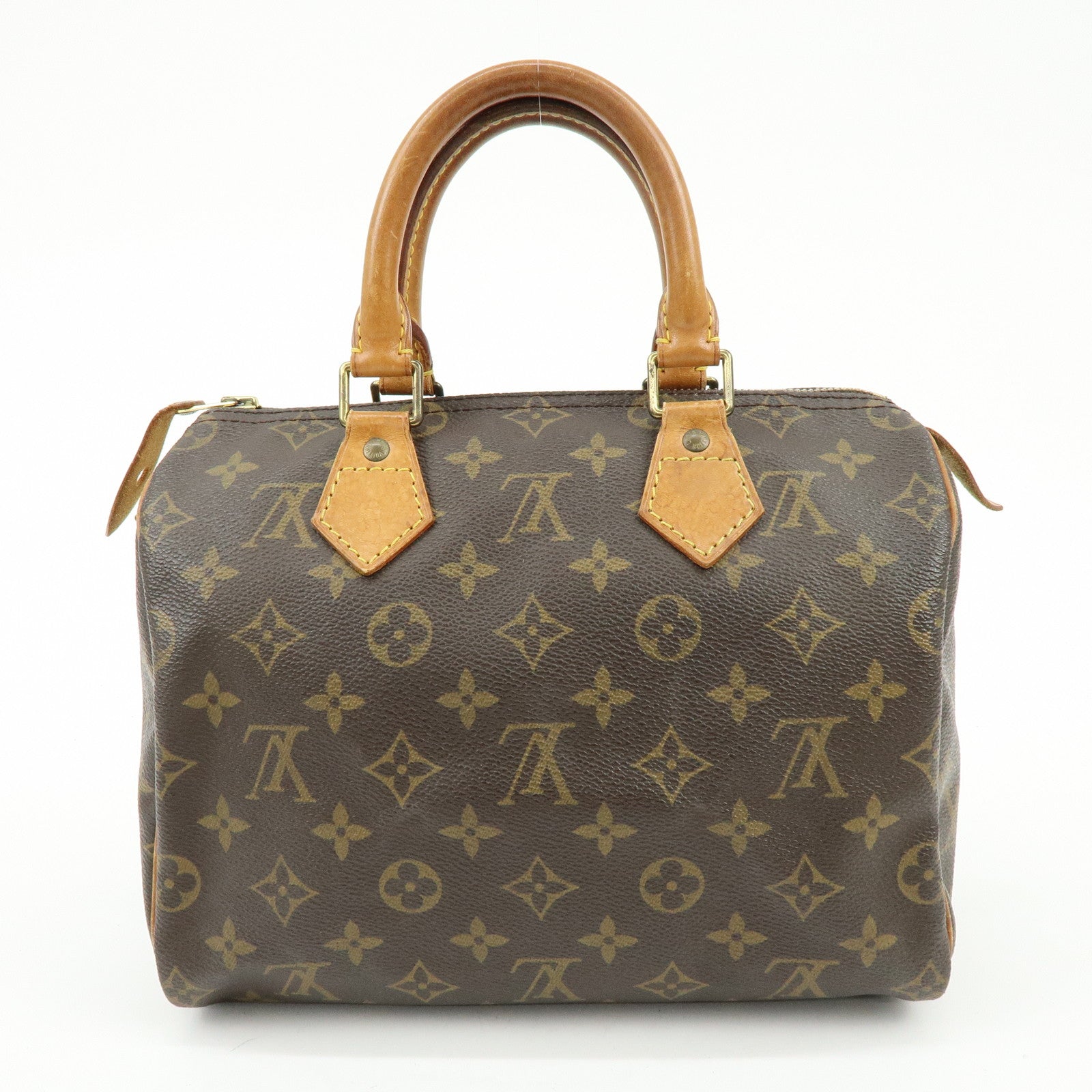Louis Vuitton Monogram Speedy 25 Boston Bag Hand Bag Brown M41528