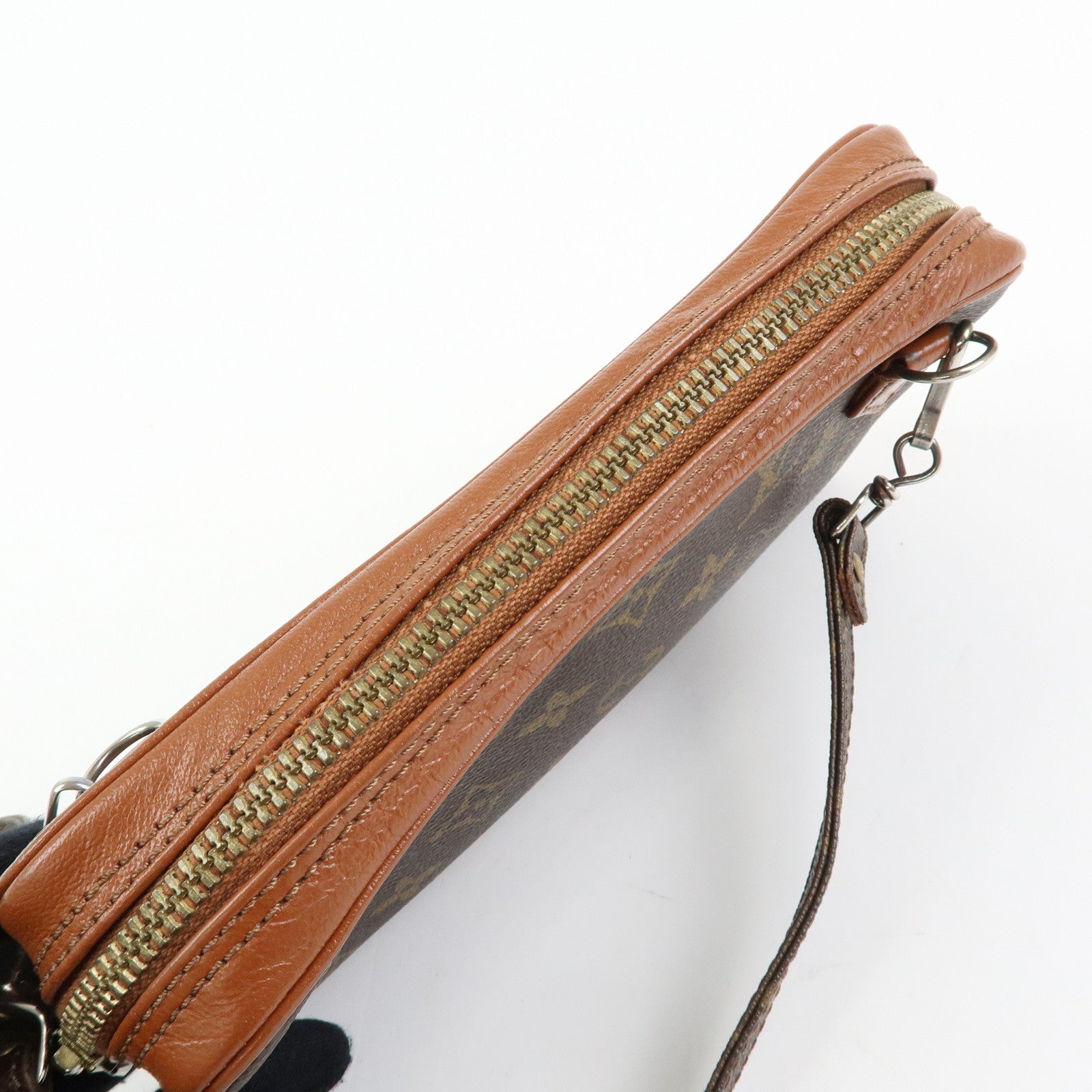 Louis Vuitton Monogram Pochette Marly Bandouliere Bag Brown M51828