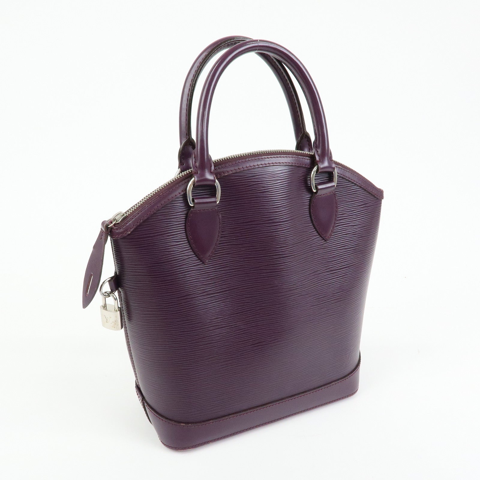 Louis Vuitton Epi Lockit PM Tote Bag Hand Bag Cassis M4229K