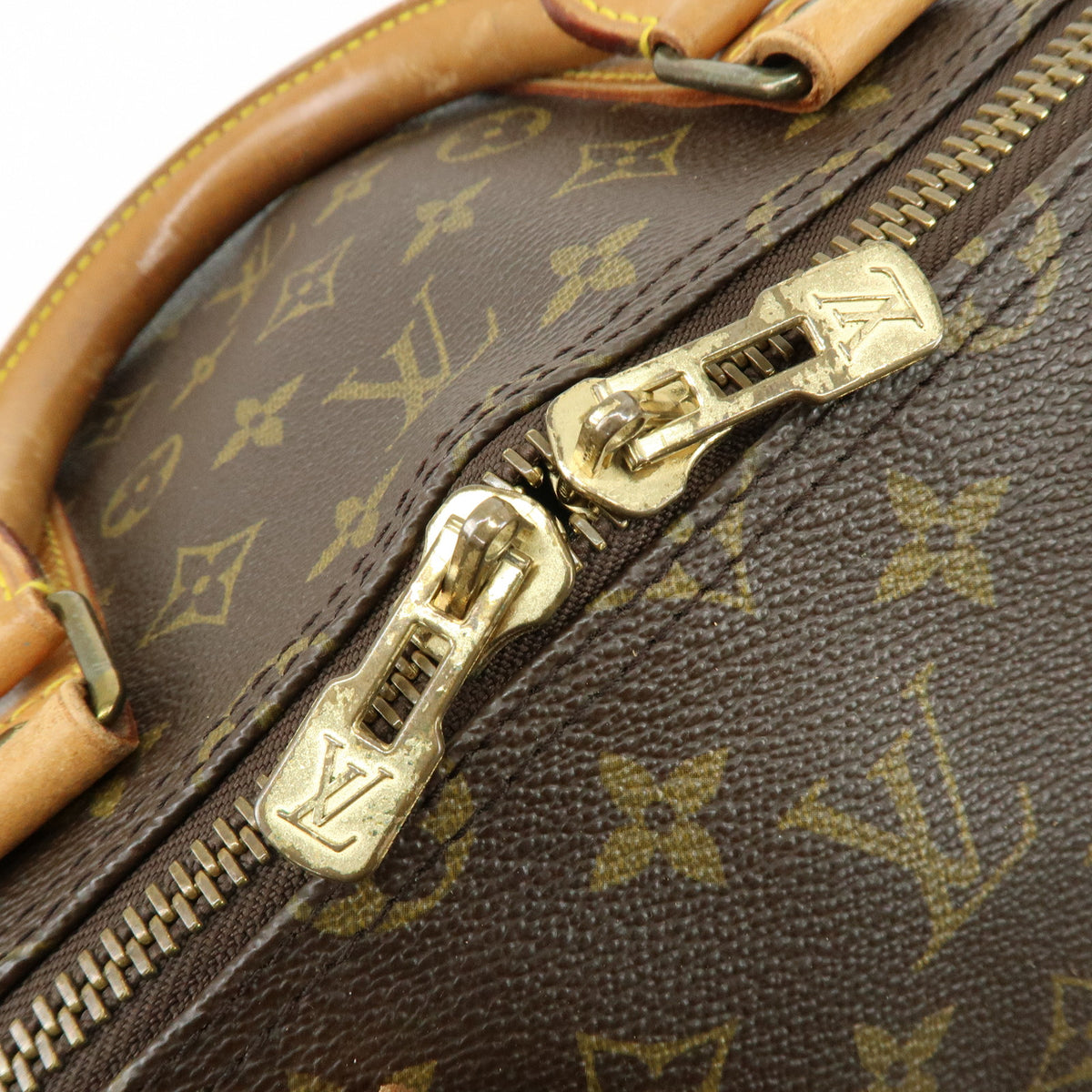 Louis Vuitton Monogram Keep All Bandouliere 55 Boston Bag Brown M41414