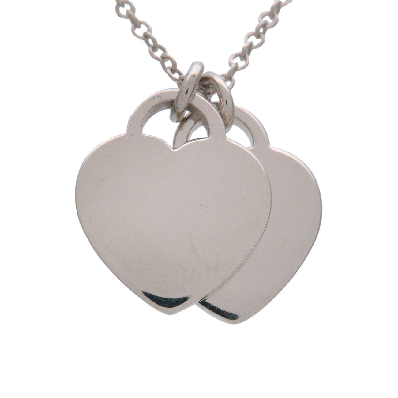 Tiffany & Co Return to Tiffany Double Heart Tag 1P Diamond Necklace
