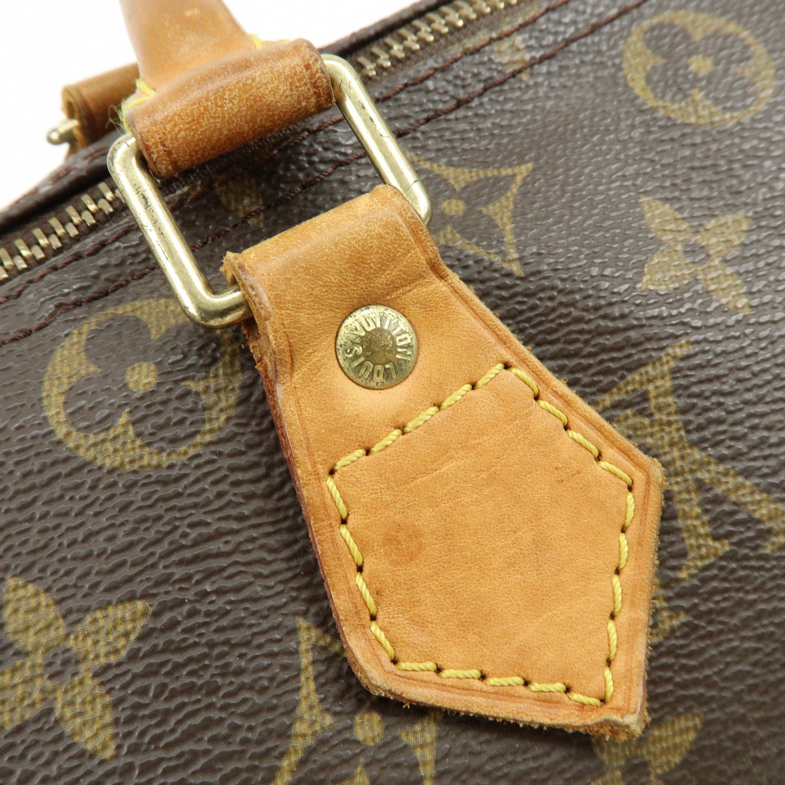 Louis Vuitton Monogram Speedy 30 Boston Bag Hand Bag Brown M41108