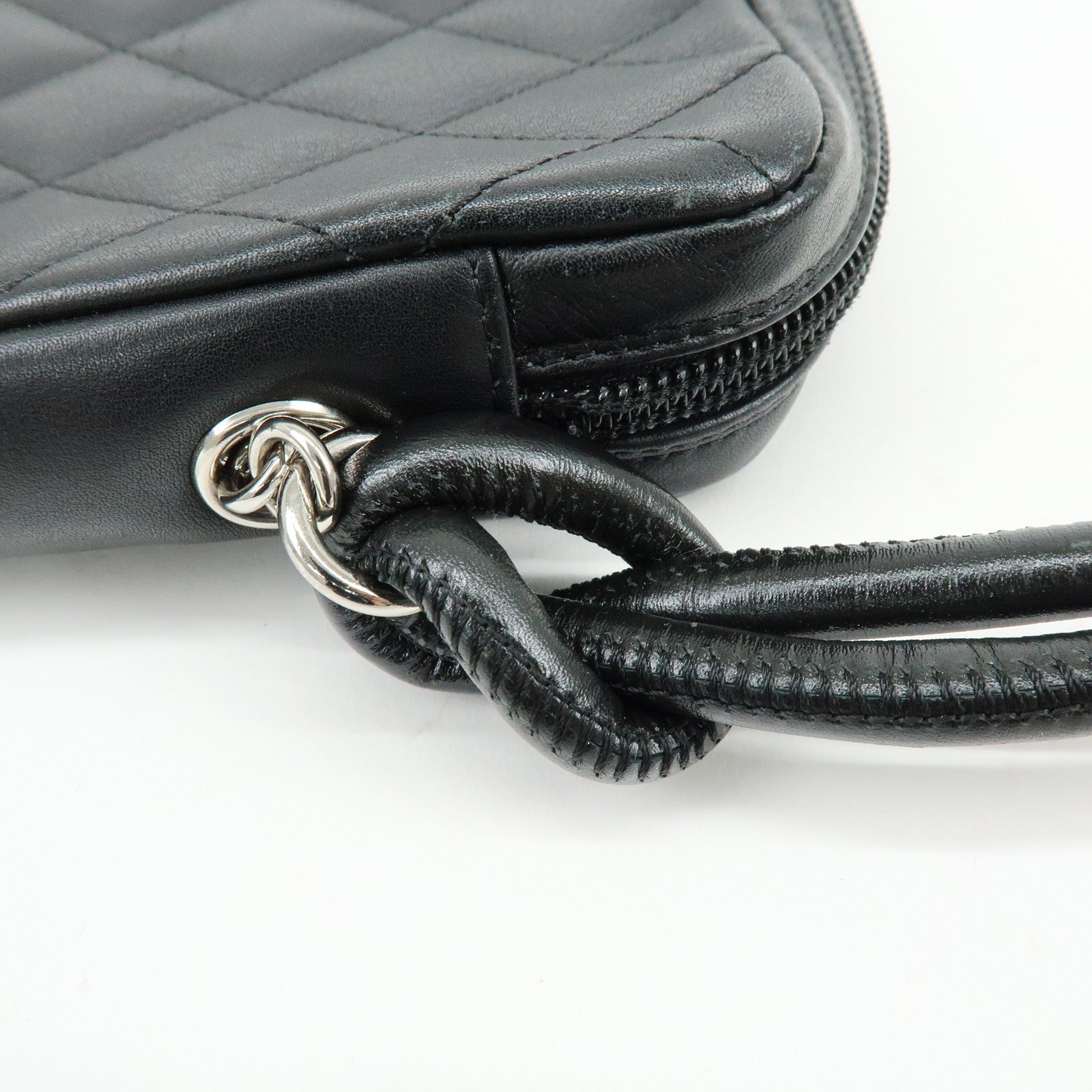 CHANEL Cambon Line Lambskin Medium Pochette Shoulder Bag A25178
