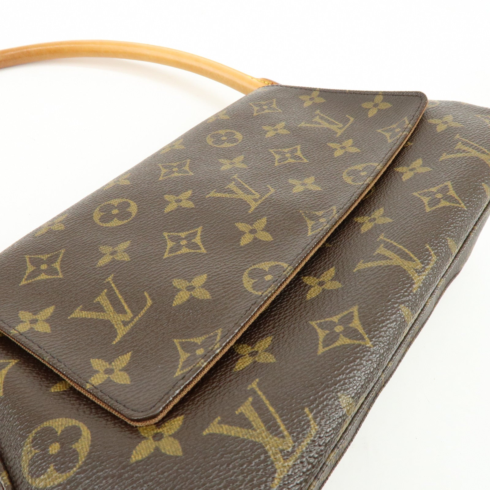 Louis Vuitton Monogram Mini Looping Shoulder Bag Brown M51147