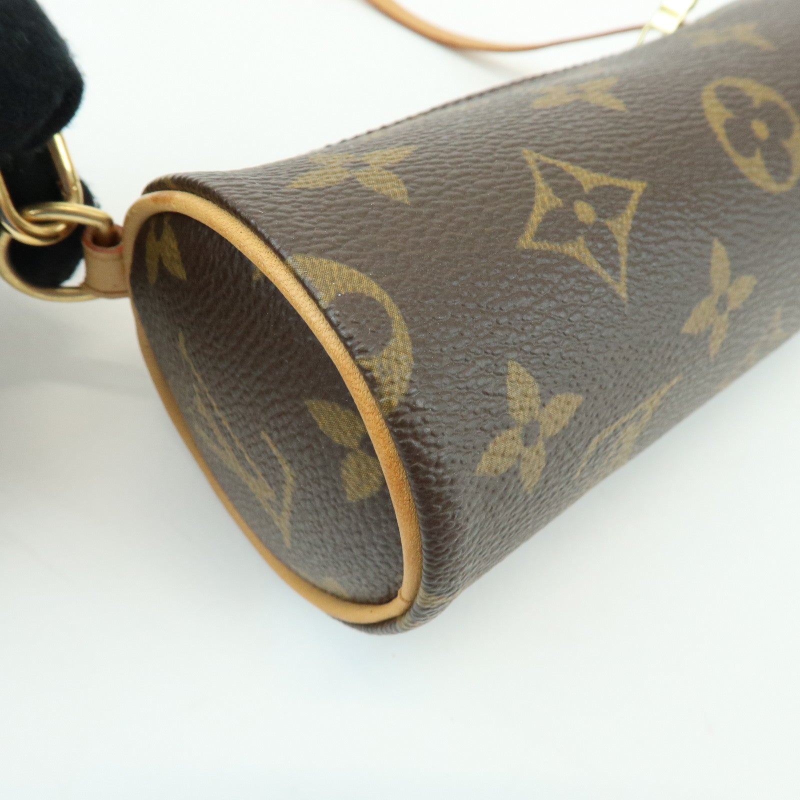 Louis Vuitton Monogram Canvas Mini Pouch for Papillon Bag Brown