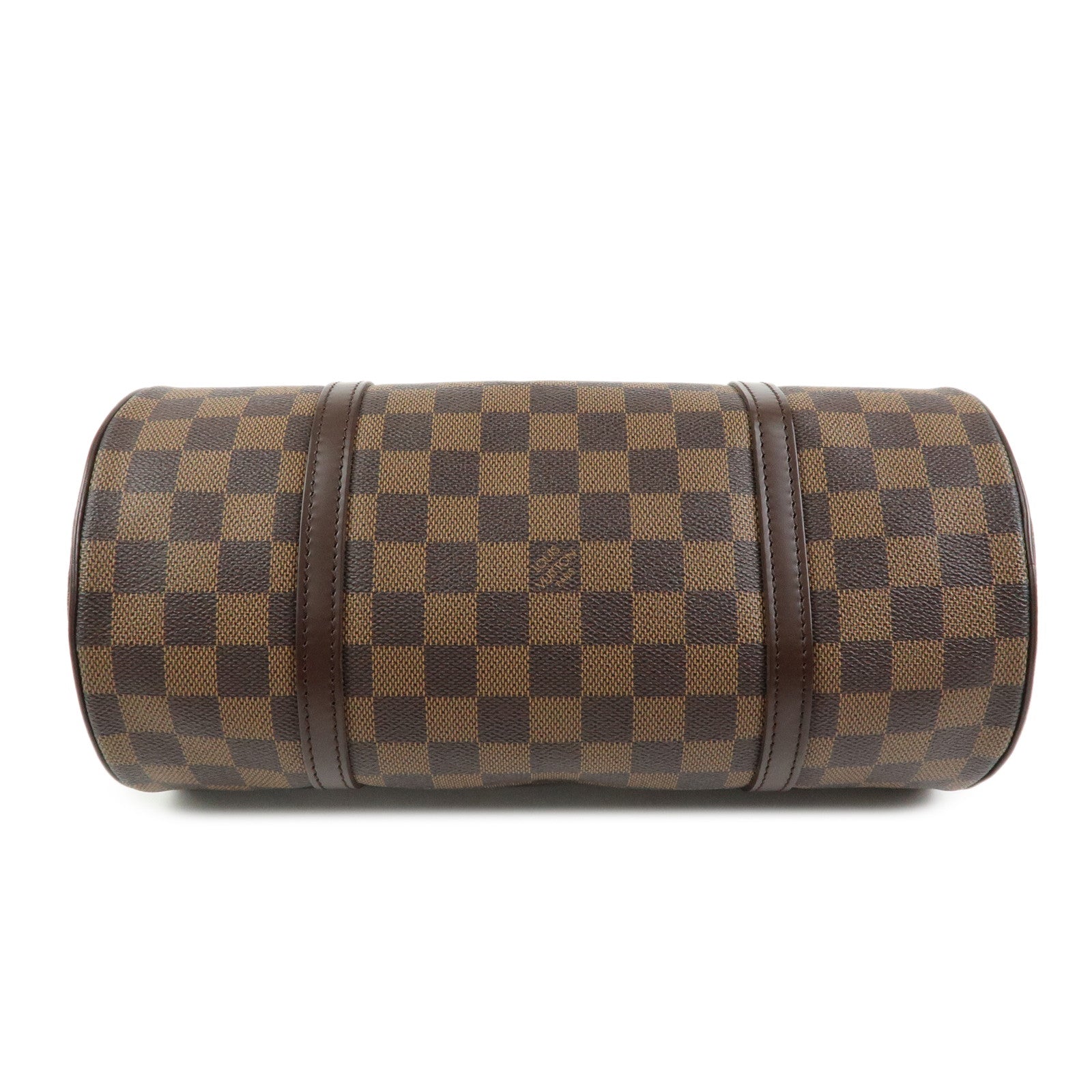Louis Vuitton Damier Ebene Papillon 30 Hand Bag & Pouch Brown N51303