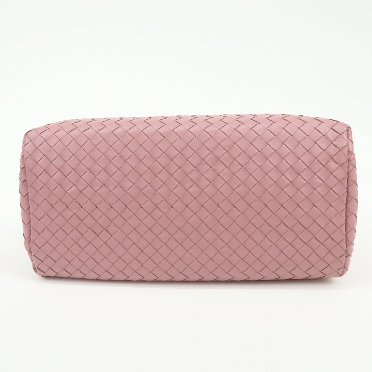 BOTTEGA VENETA Intrecciato Rome Leather 2Way Shoulder Bag Hand Bag Pink