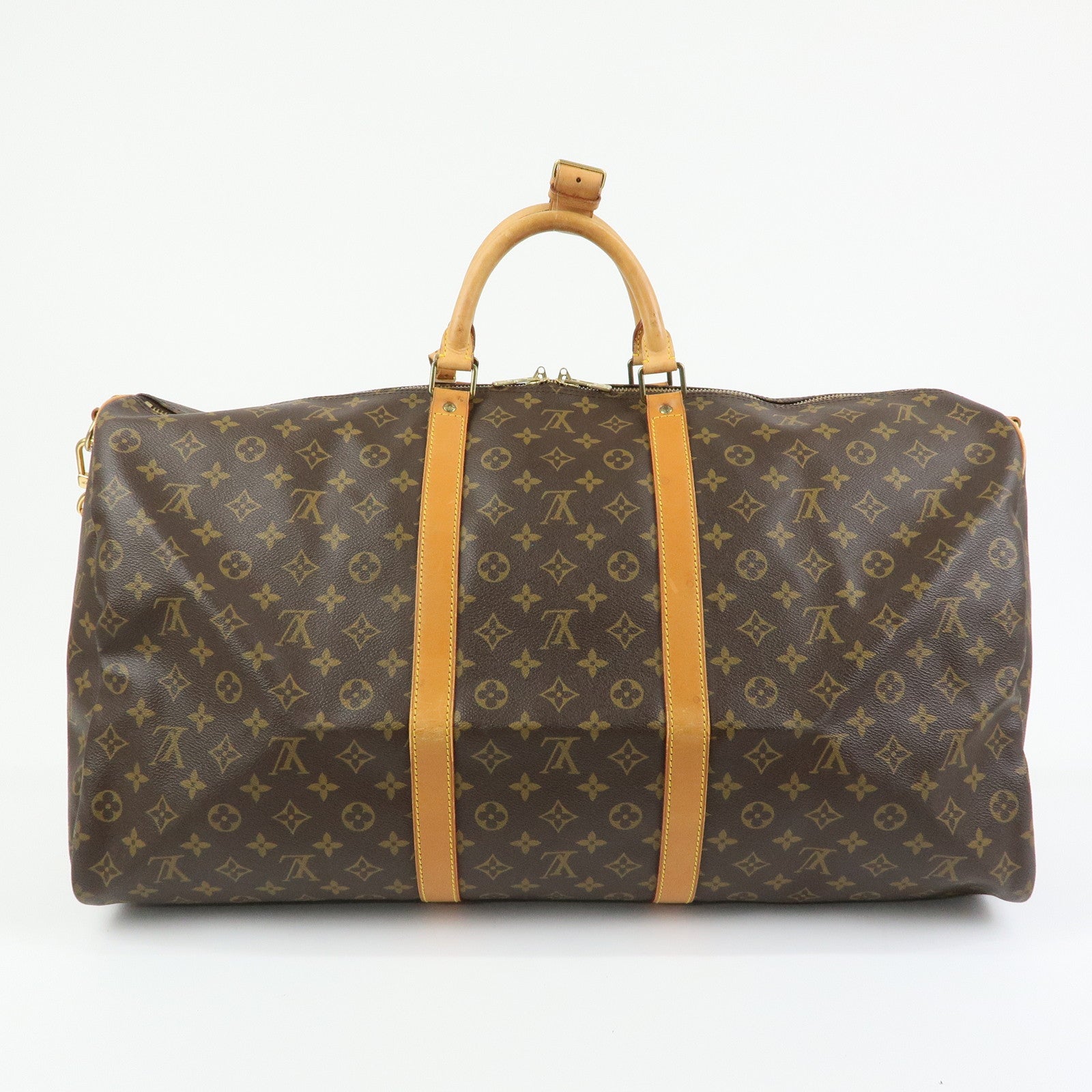 Louis Vuitton Monogram Keep All Bandouliere 60 Boston Bag M41412