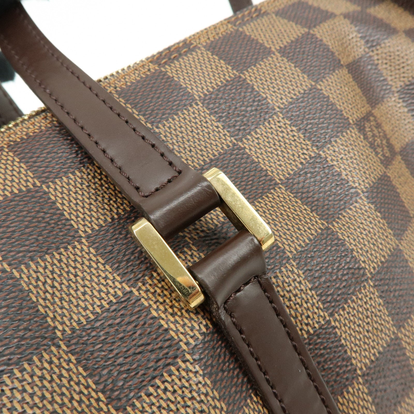 Louis Vuitton Damier Ebene Papillon 30 Hand Bag Brown N51303