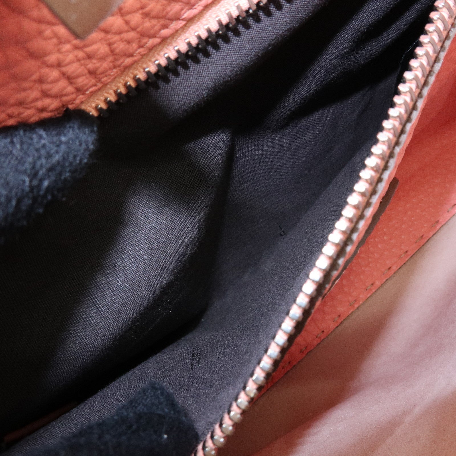 FENDI Peekaboo Calf Leather 2Way Shoulder Hand Bag Pink 8BN226