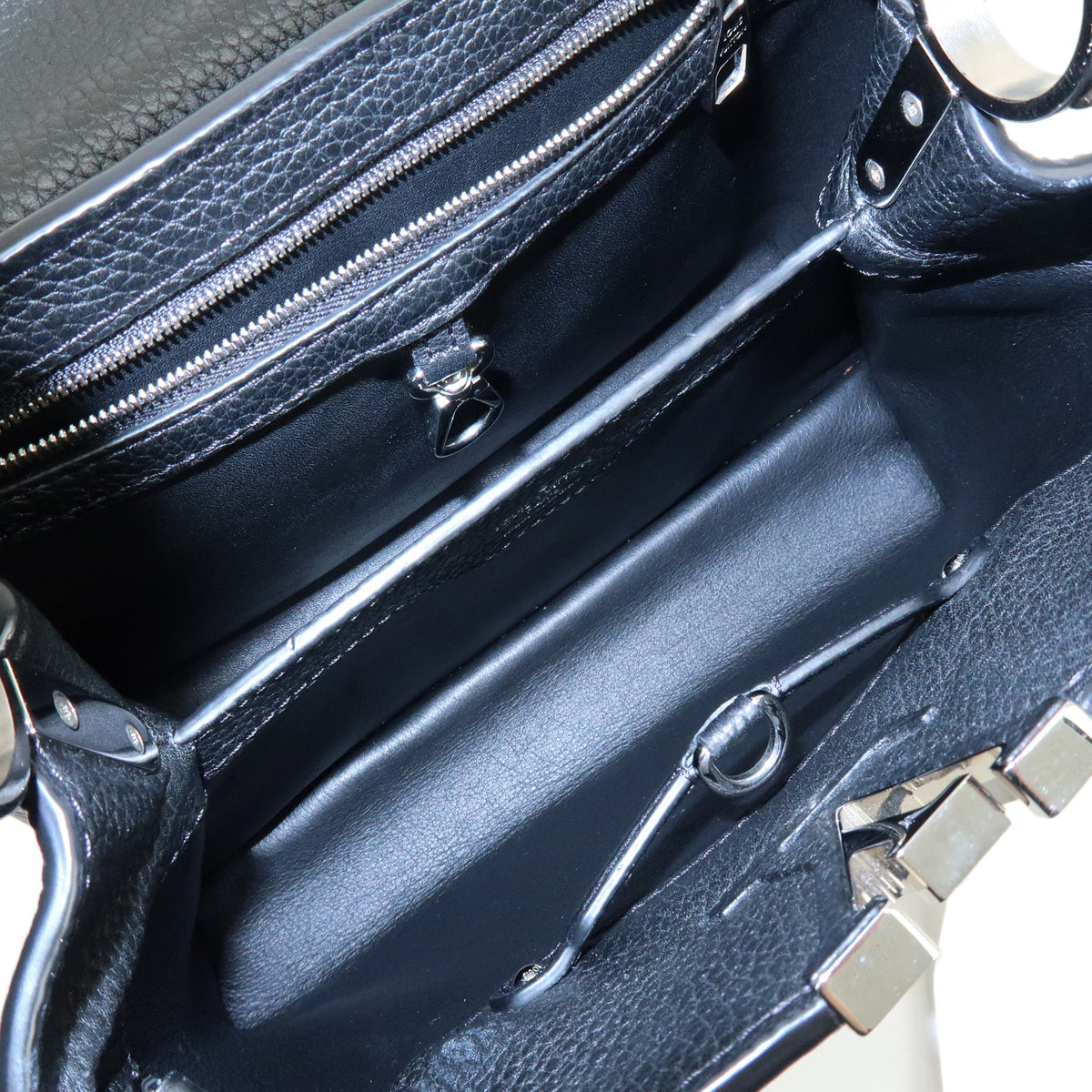 Louis Vuitton Capucines BB Taurillon Leather 2Way Hand Bag Noir M24728