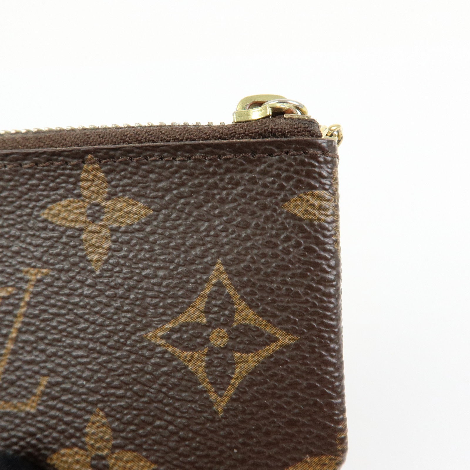Louis Vuitton Monogram Pochette Cles Coin Case Key Case M62650
