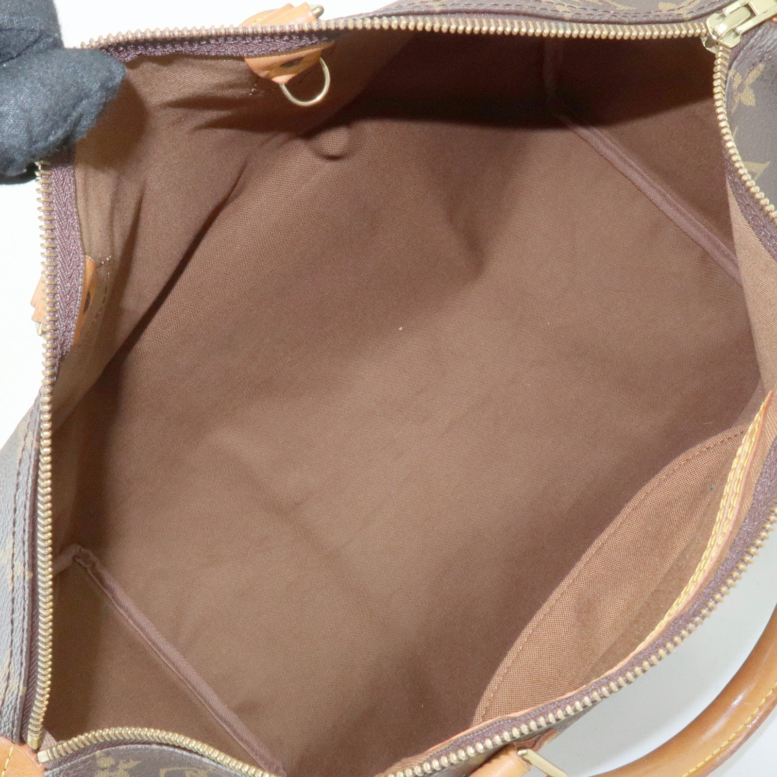 Louis Vuitton Monogram Speedy 40 Hand Bag Boston Bag Brown M41522