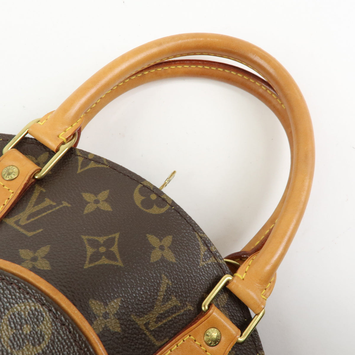 Louis Vuitton Monogram Ellipse PM Hand Bag Brown M51127