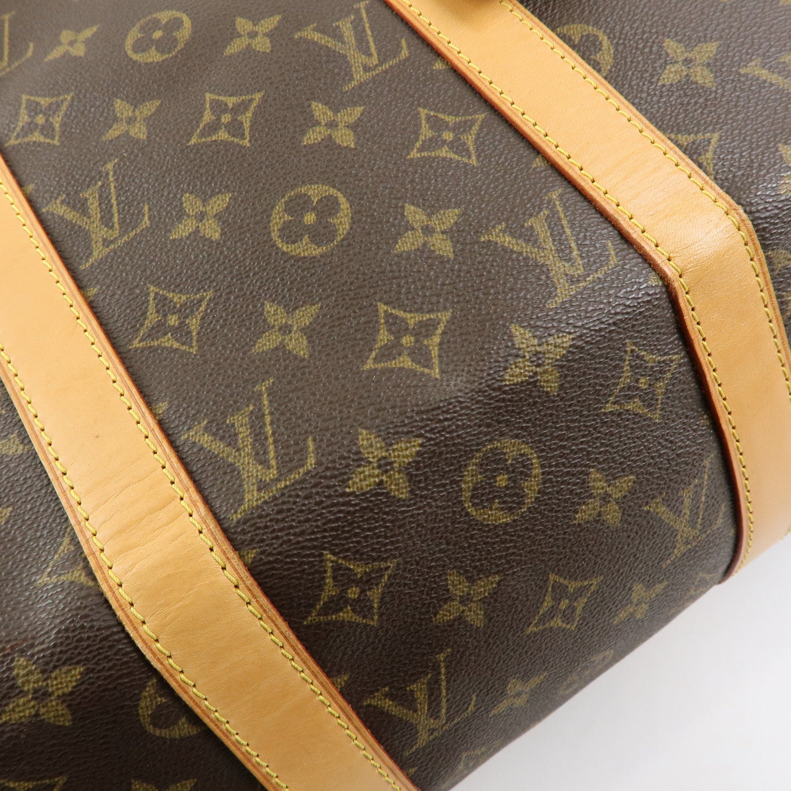Louis Vuitton Monogram Keep All 50 Boston Bag Brown M41426