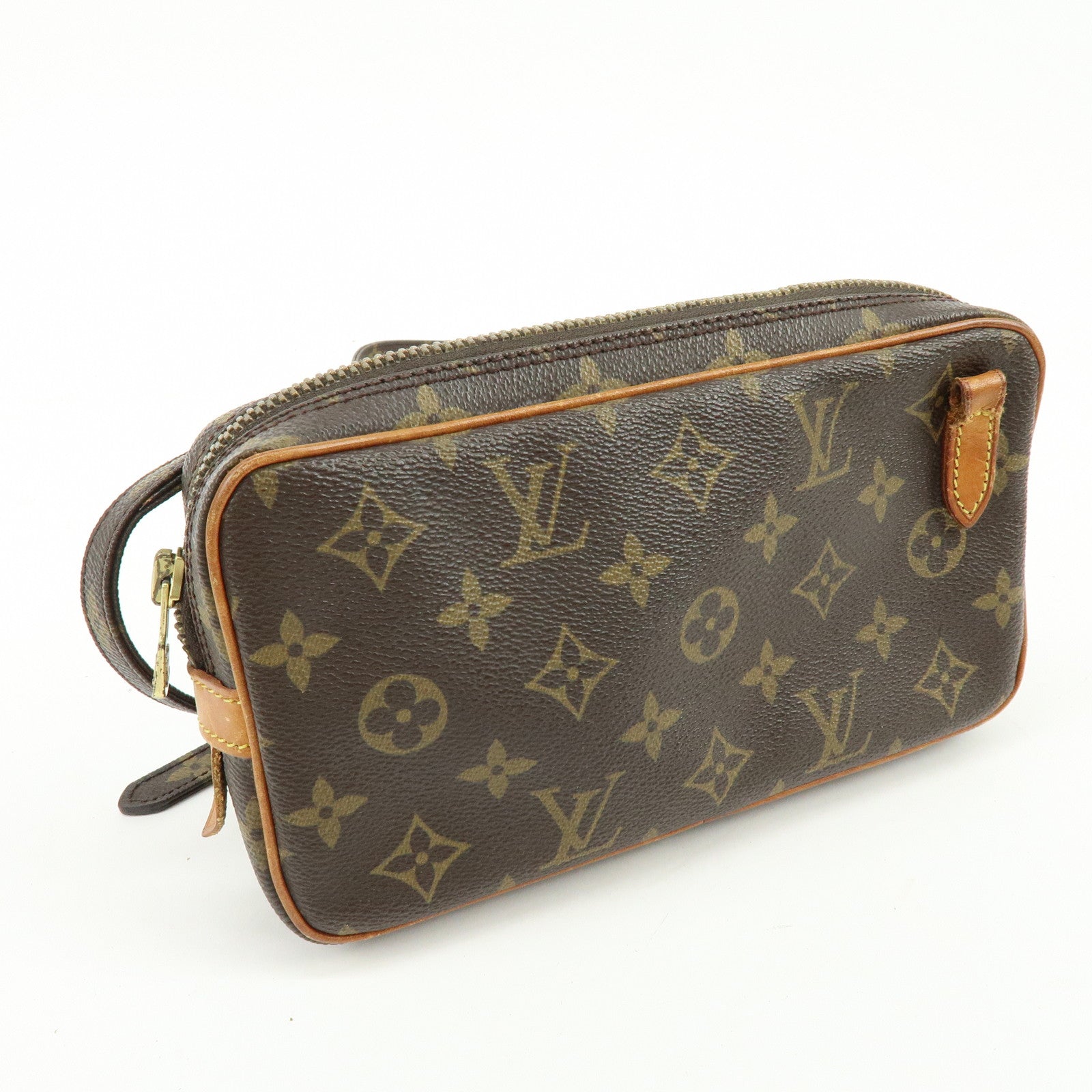 Louis Vuitton Monogram Pochette Marly Bandouliere Bag Brown M51828