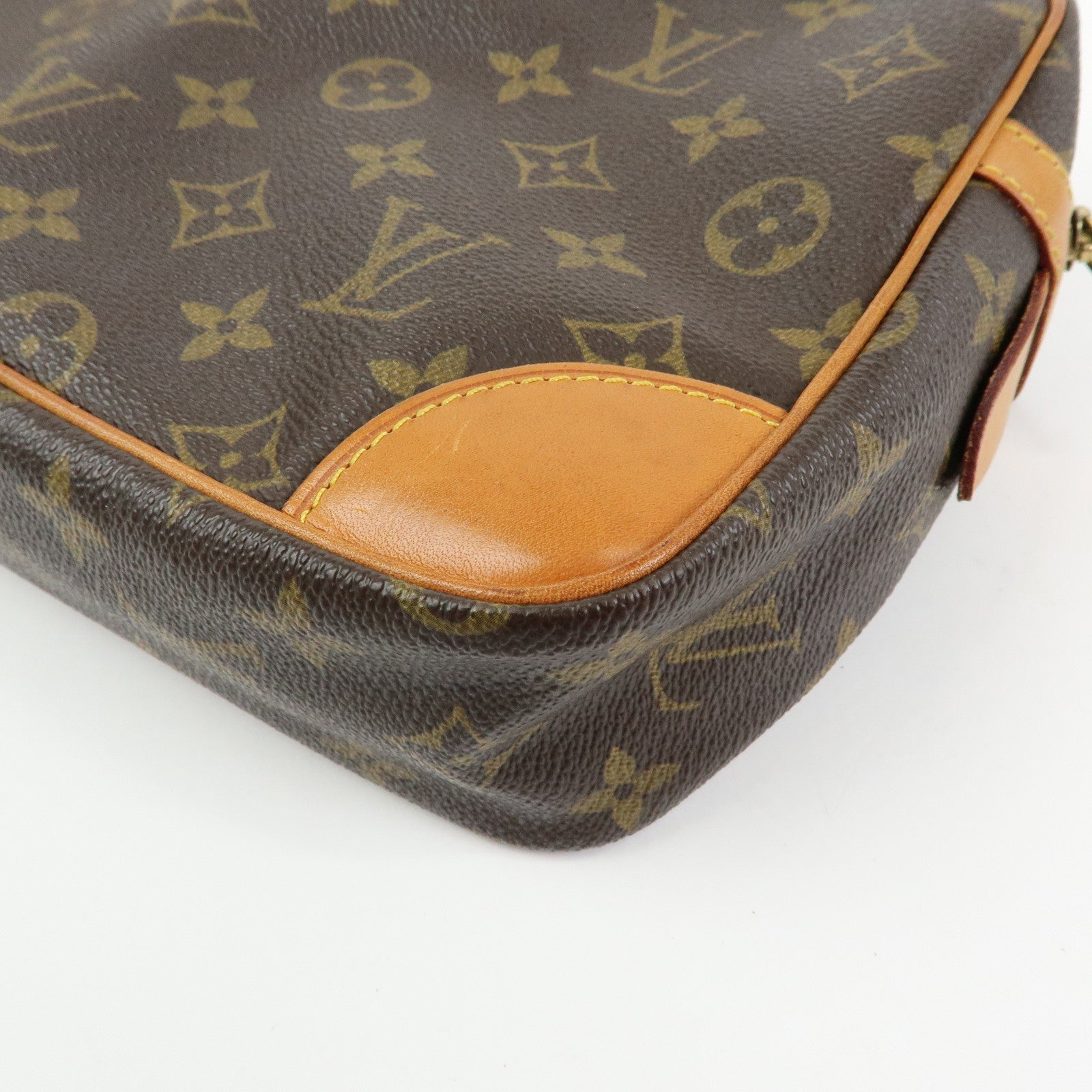 Louis Vuitton Monogram Compiegne 28 Pouch Clutch Bag Pouch Brown M51845