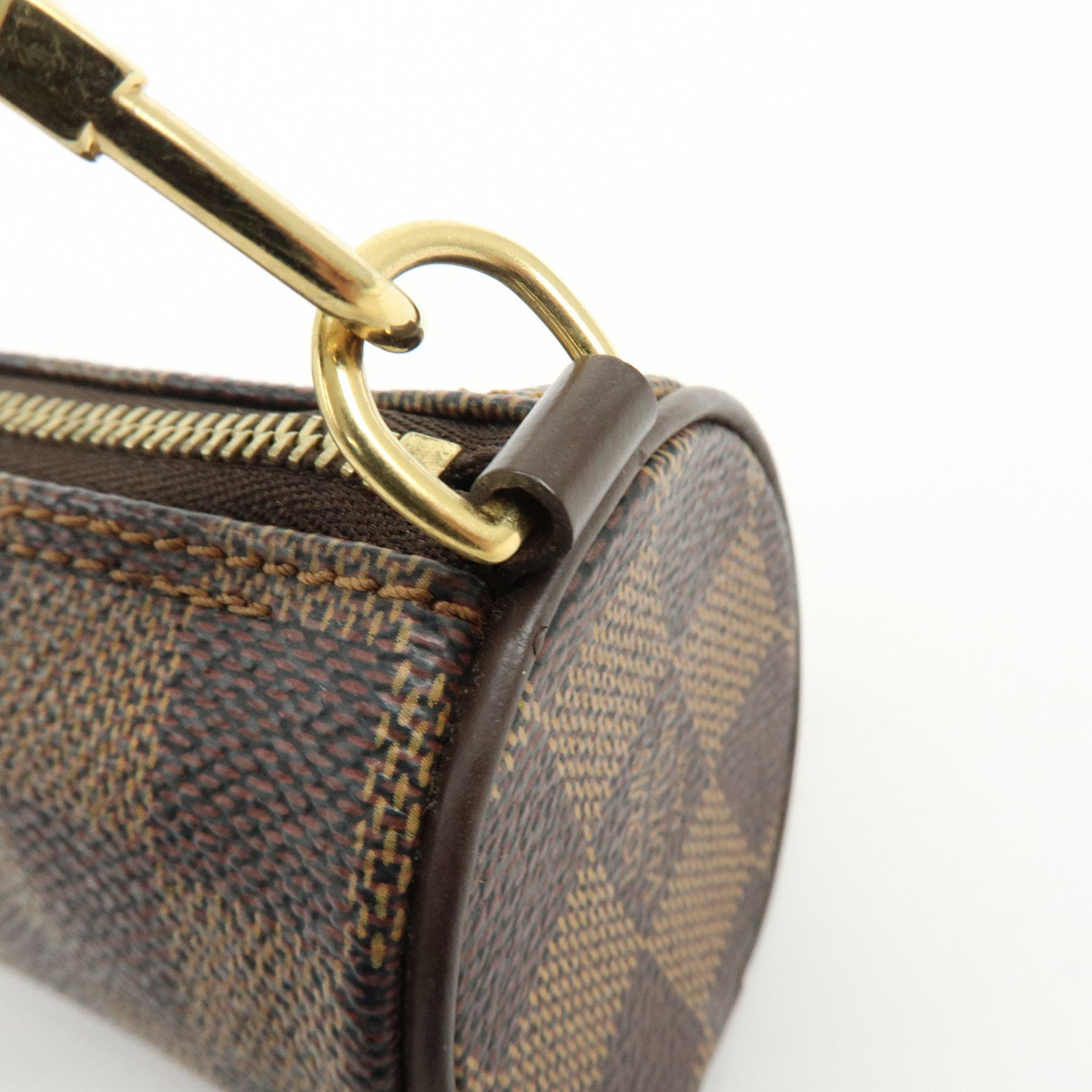 Louis Vuitton Damier Ebene Mini Pouch for Papillon Bag Brown