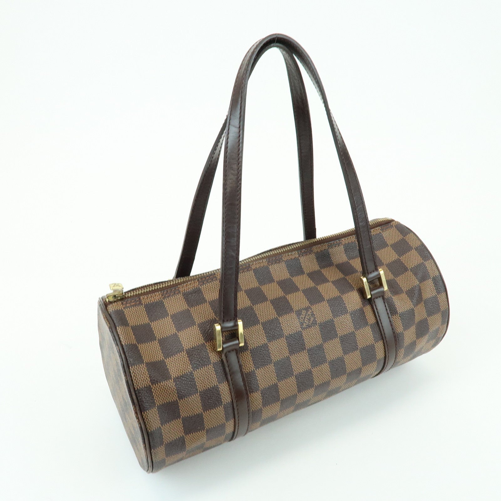 Louis Vuitton Damier Ebene Papillon 30 Hand Bag Brown N51303