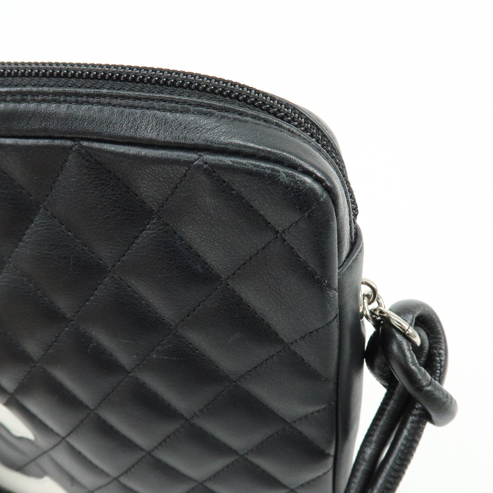 CHANEL Cambon Line Lambskin Medium Pochette Shoulder Bag A25178