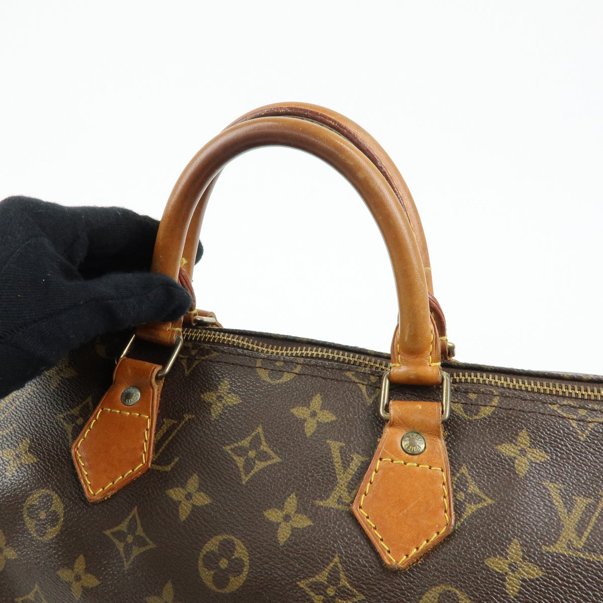 Louis Vuitton Monogram Speedy 35 Boston Bag Hand Bag M41524