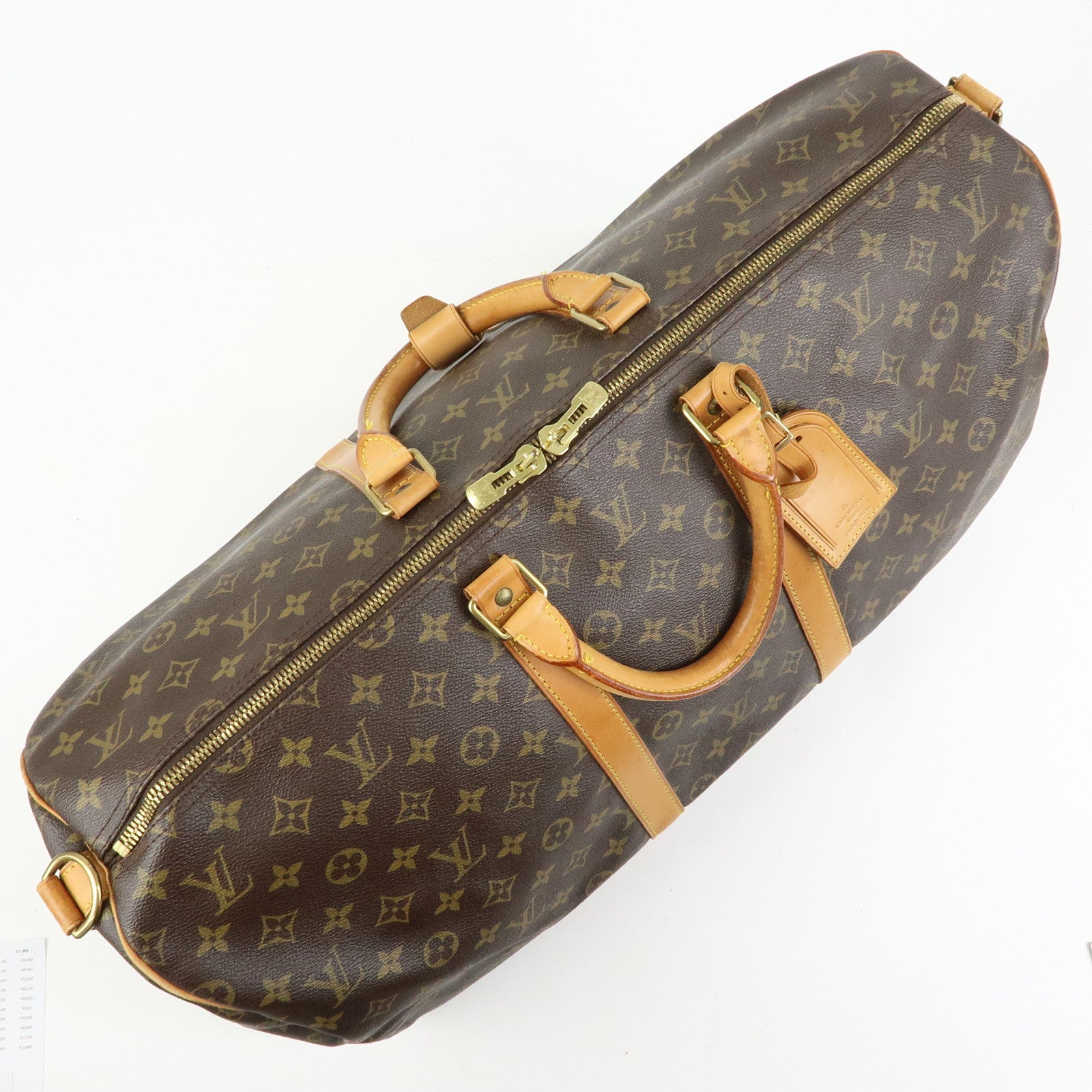 Louis Vuitton Monogram Keep All Bandouliere 55 Boston Bag M41414