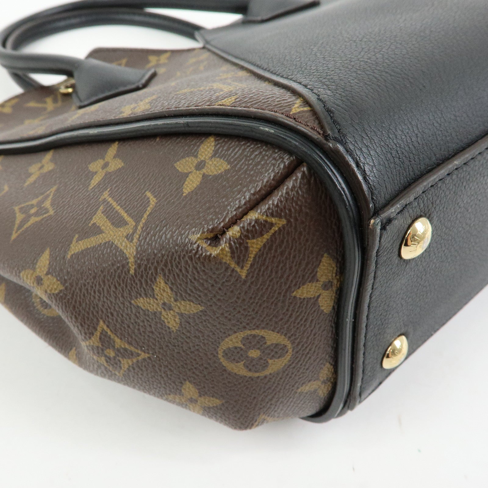 Louis Vuitton Monogram Kimono PM Hand Bag Tote Bag Noir M41855