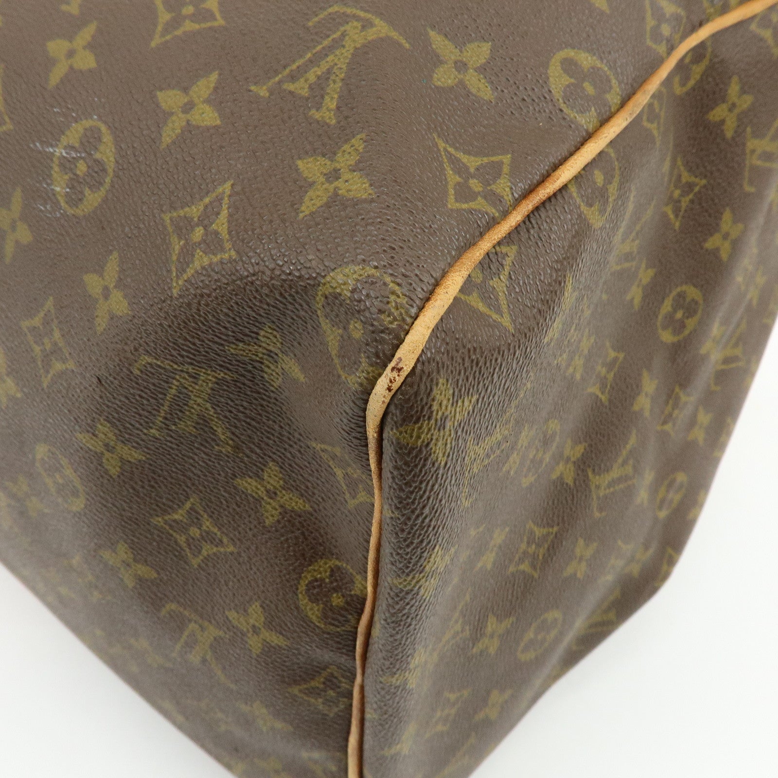 Louis Vuitton Monogram Sac Souple 55 Boston Bag Brown M41622