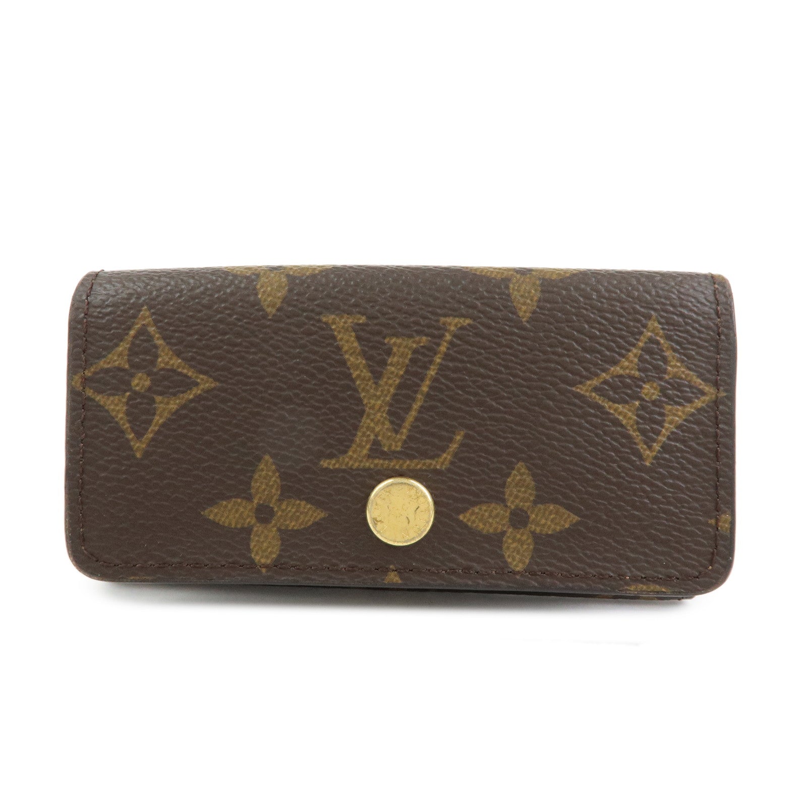 Louis Vuitton Monogram Multicles 4 Key Case Key Holder Brown M6263