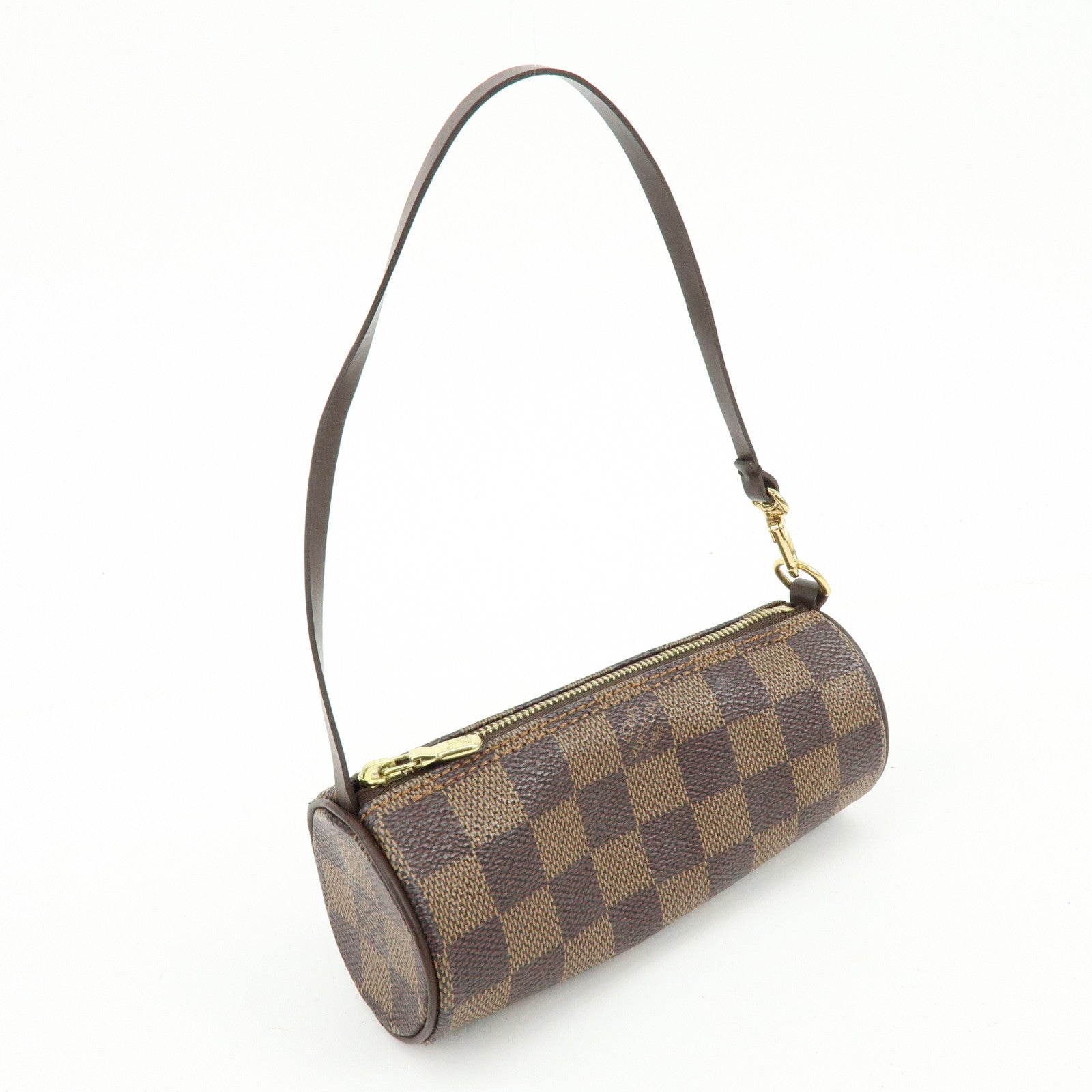 Louis Vuitton Damier Ebene Mini Pouch for Papillon Bag Brown