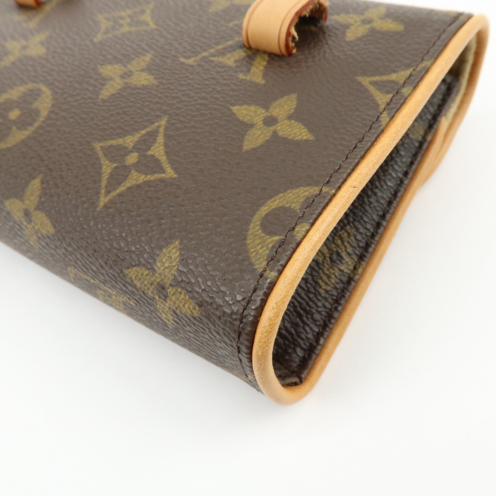 Louis Vuitton Monogram Pochette Florentine Waist Bag Belt XS M51855