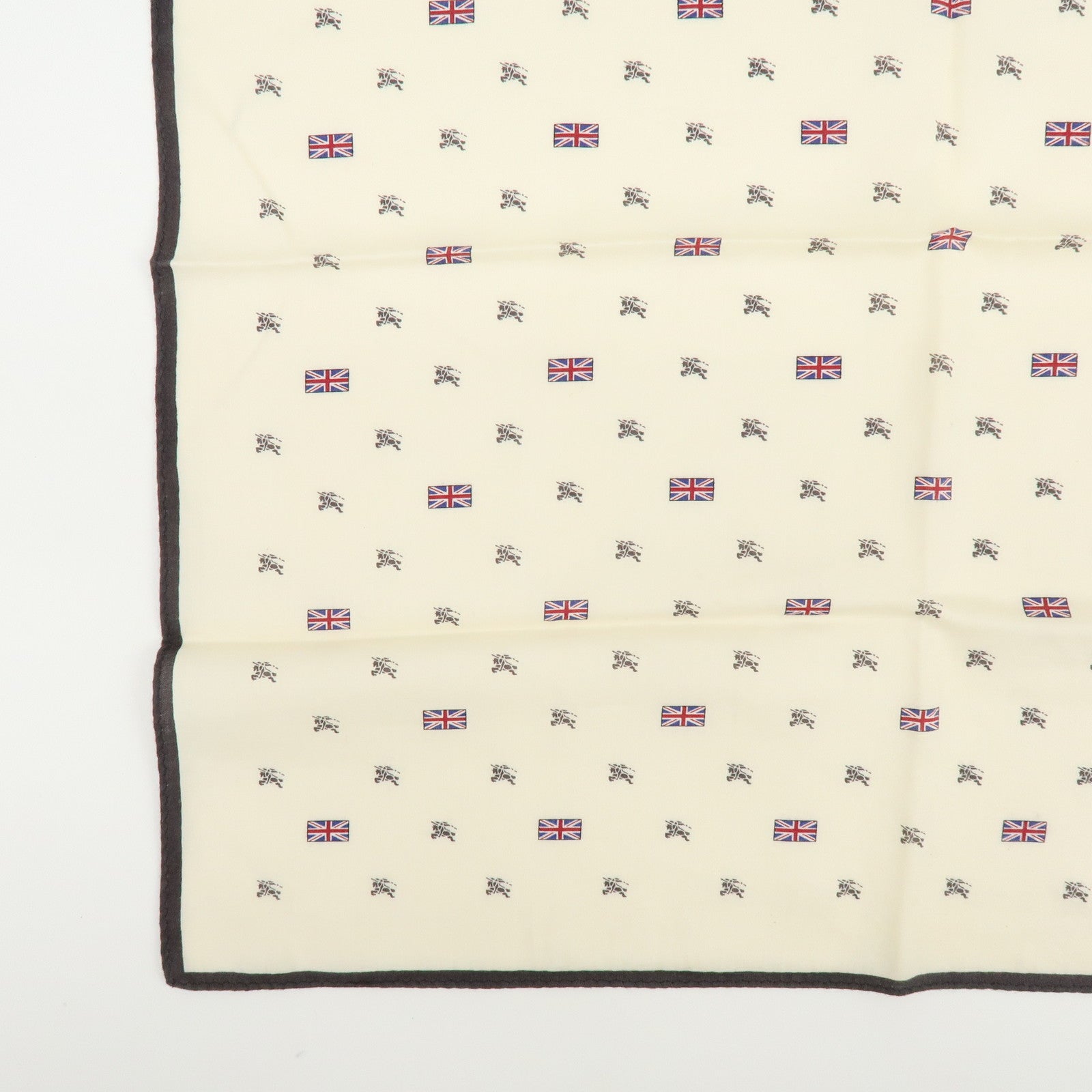 BURBERRY Lot of 3 Silk Cotton Scarf Nova Plaid Navy White Red