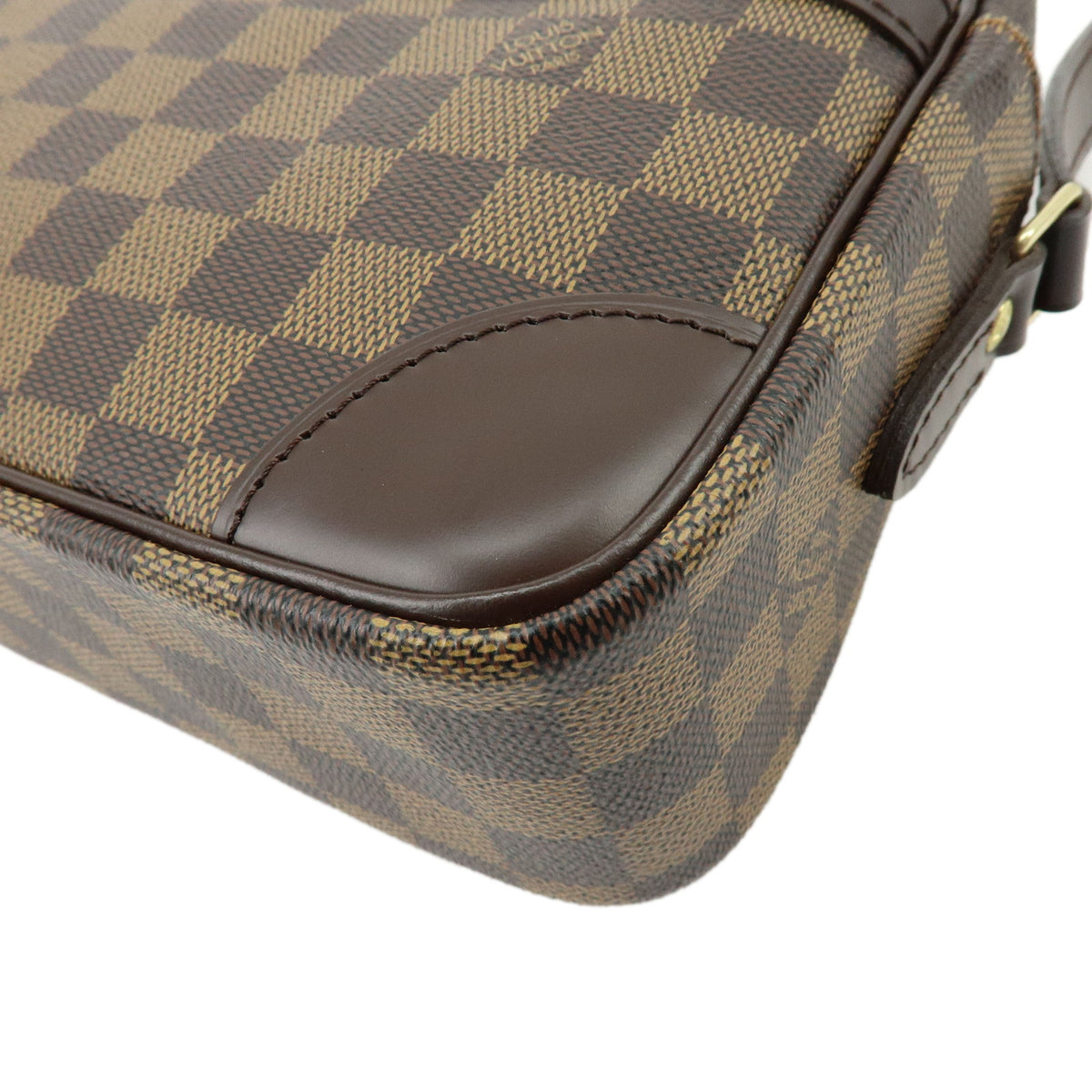 Louis Vuitton Damier Ebene SPO Trocadero 27 Shoulder Bag Brown N48085