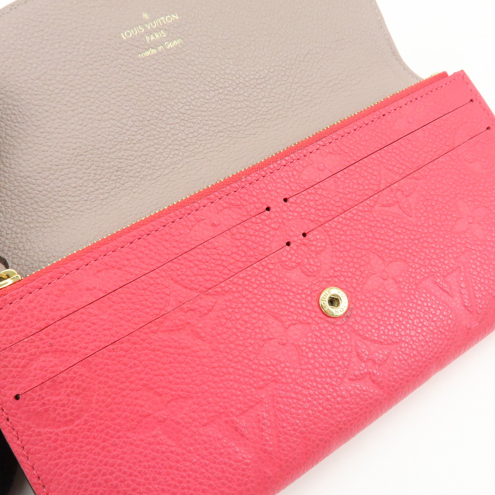 Louis Vuitton Monogram Empreinte Portefeuille Emilie Long Wallet M62371