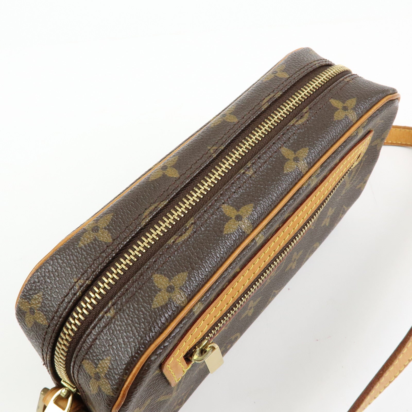 Louis Vuitton Monogram Pochette Cite Shoulder Bag Brown M51183