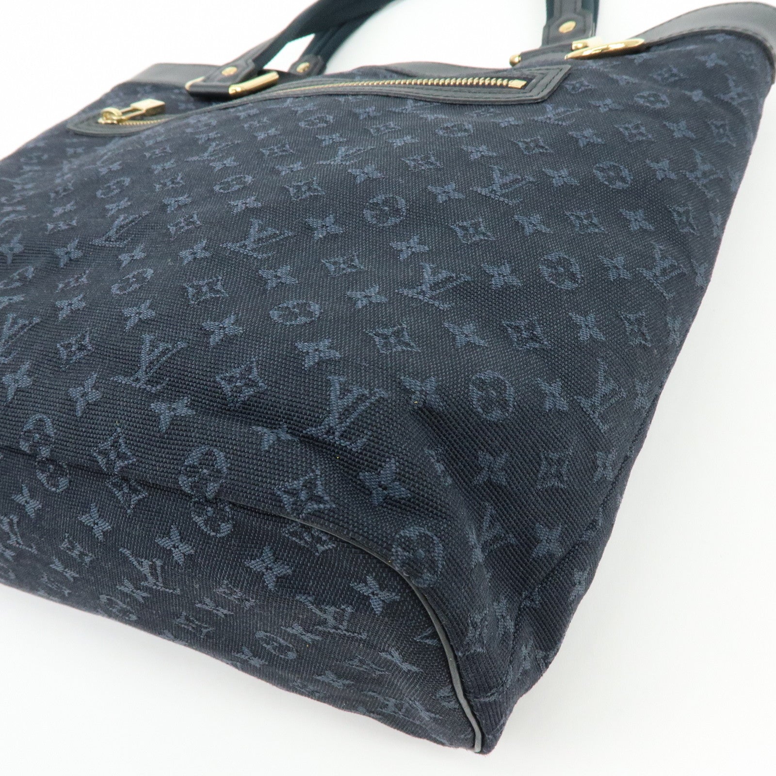 Louis Vuitton Monogram Mini Lucille GM Canvas Tote Bag Blue M92679