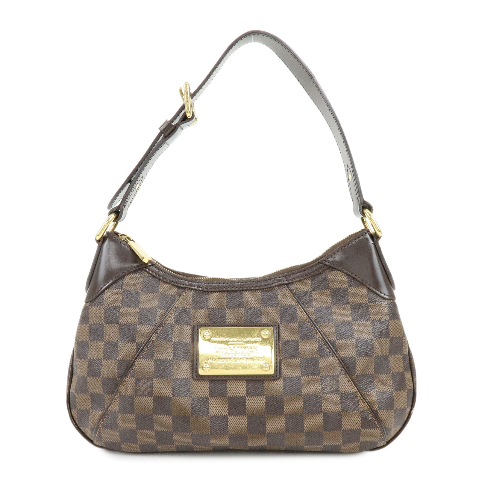 Louis Vuitton Damier Ebene Thames PM Shoulder Bag Hand Bag N48180