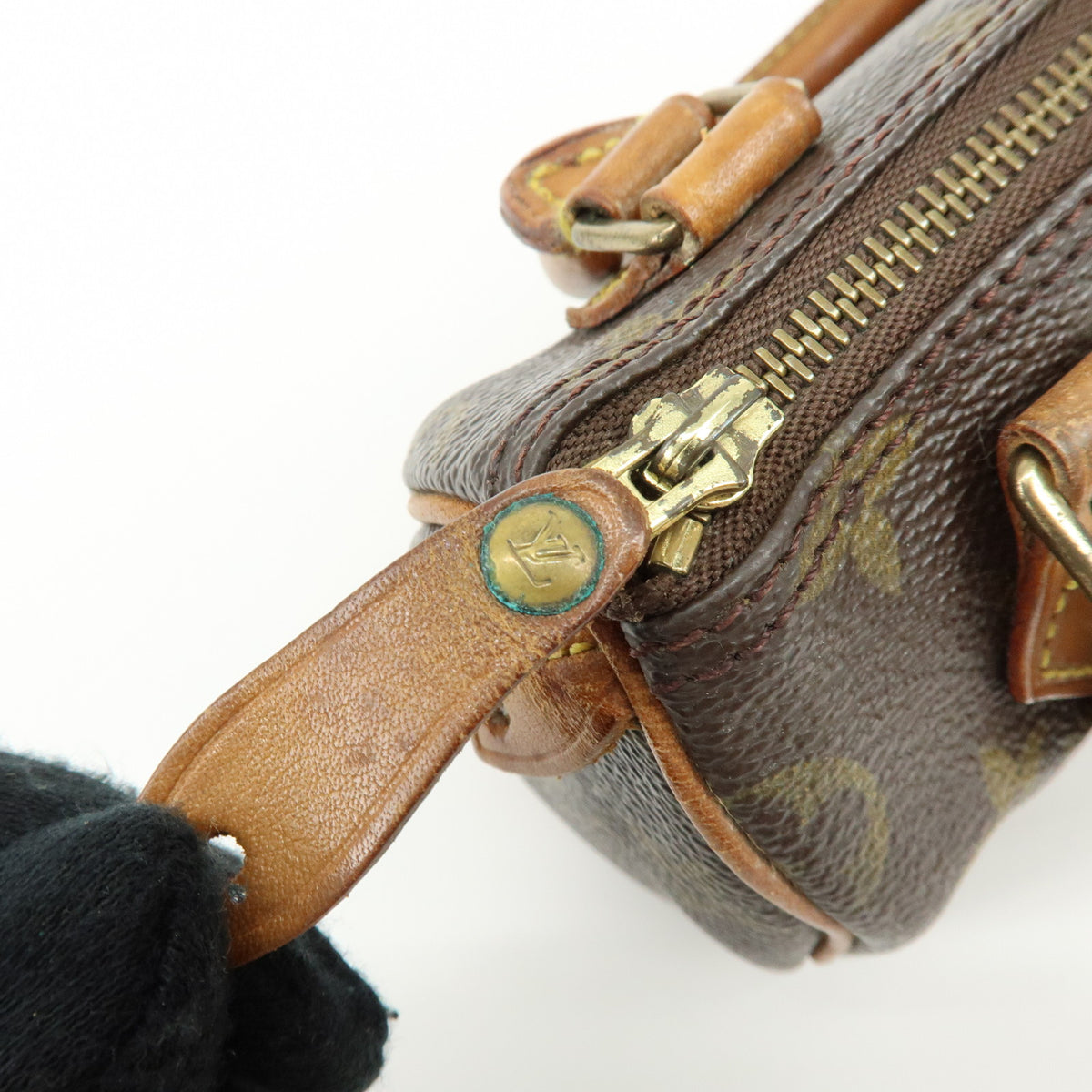 Louis Vuitton Monogram Mini Speedy Hand Bag and Strap M41534 J75011 Lot