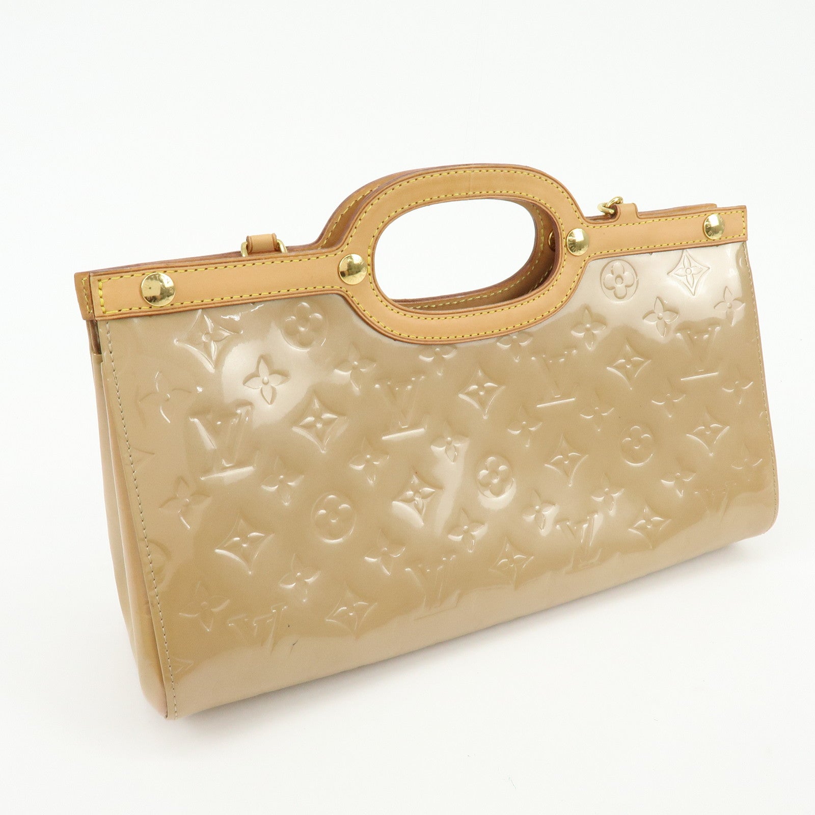 Louis Vuitton Monogram Vernis Roxbury Drive 2Way Bag Noisette M91372