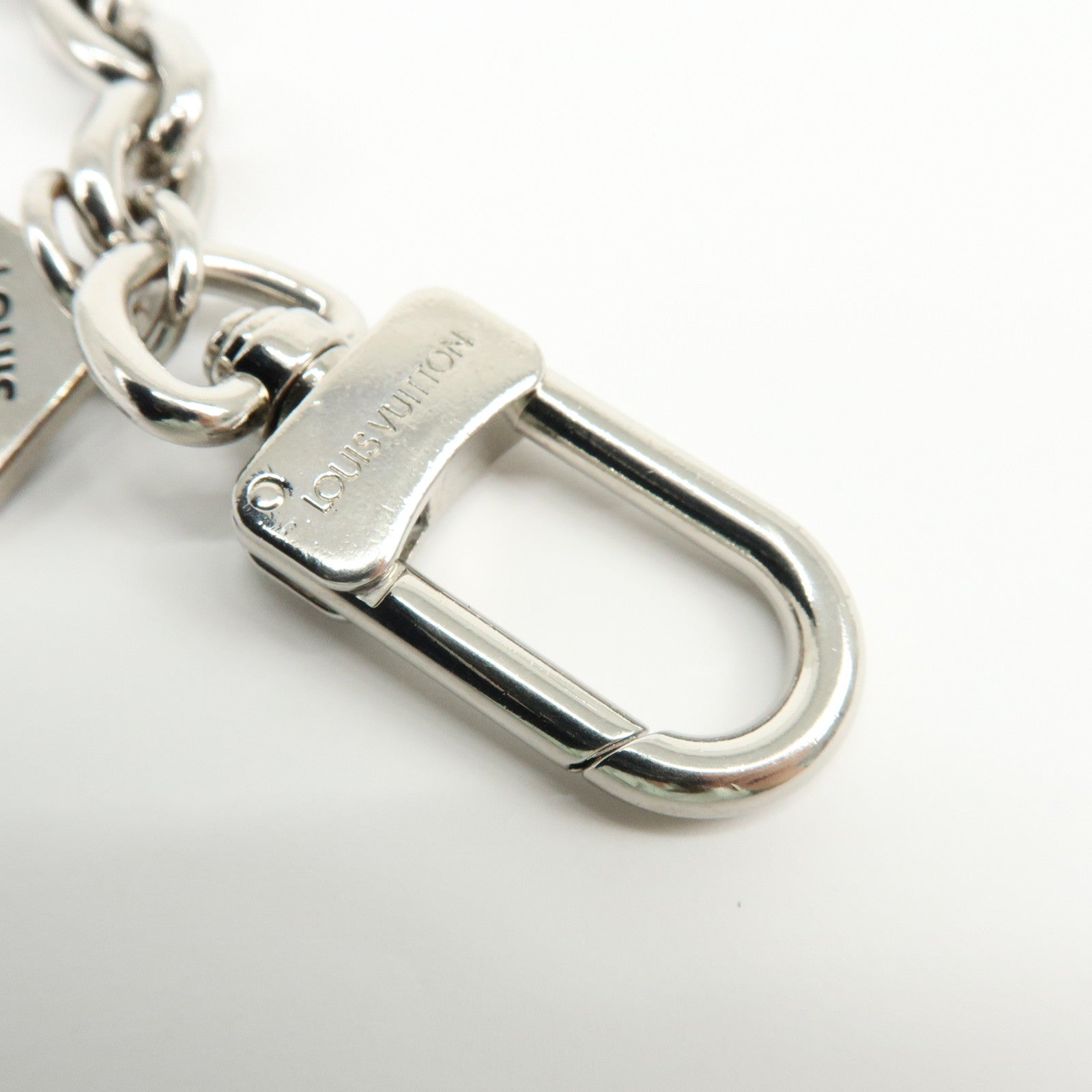 Louis Vuitton Chaine Ancre XL Bag Charm Key Holder Silver M65758
