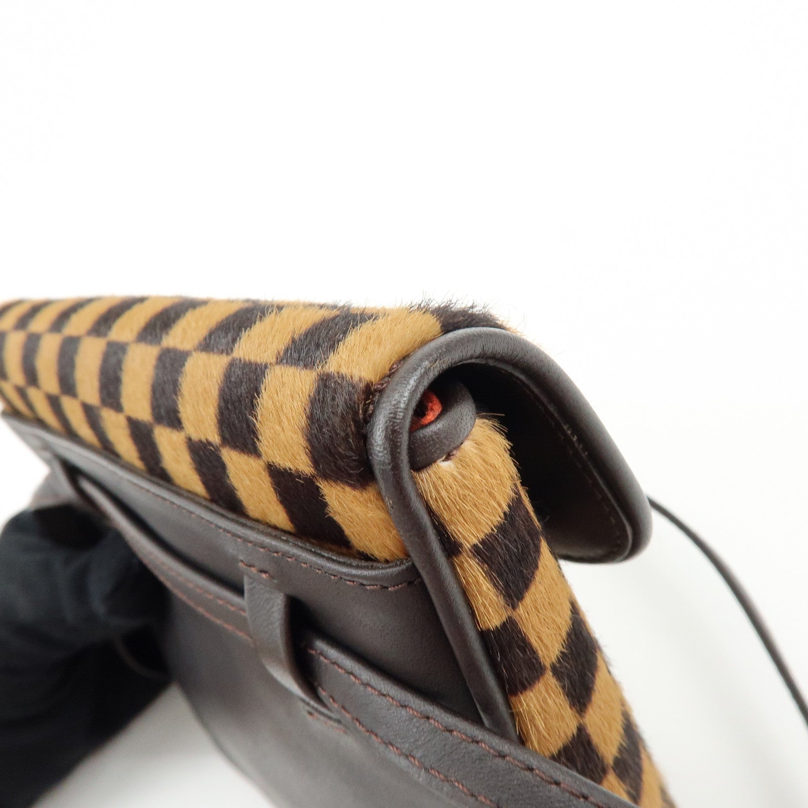 Louis Vuitton Damier Sauvage Gazelle Beige Shoulder Bag M92130