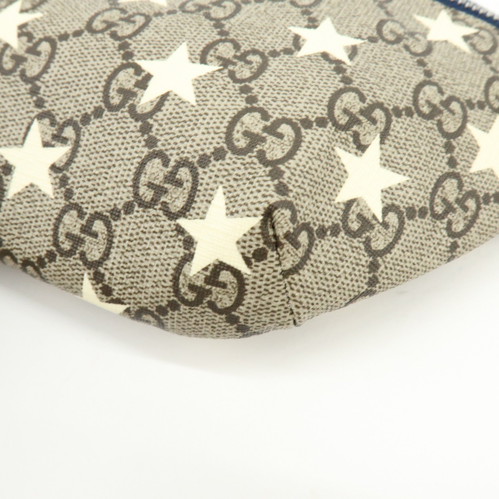 GUCCI Children's GG Supreme Body Waist Bag Beige Star Motif 502095