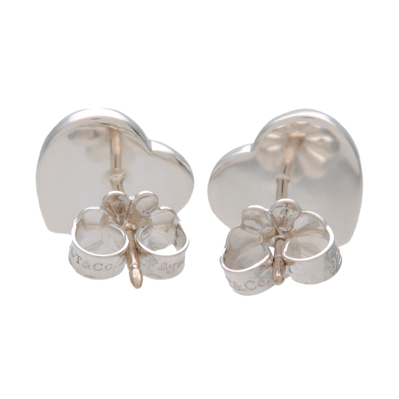 Tiffany & Co Return to Tiffany Mini Heart Tag Stud Earrings SV925