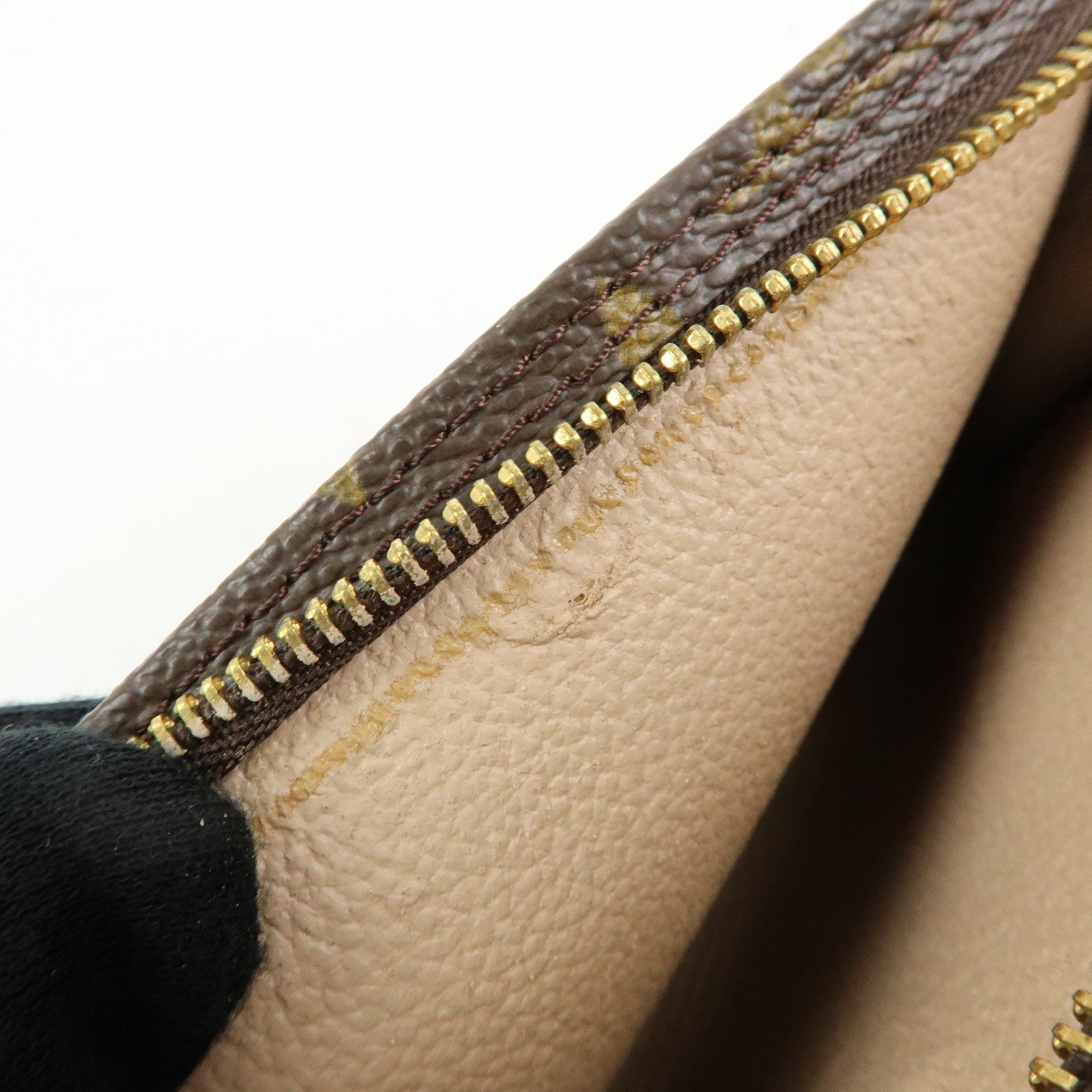 Louis Vuitton Monogram Pouch for Bucket PM Bag Accessory Pouch Brown