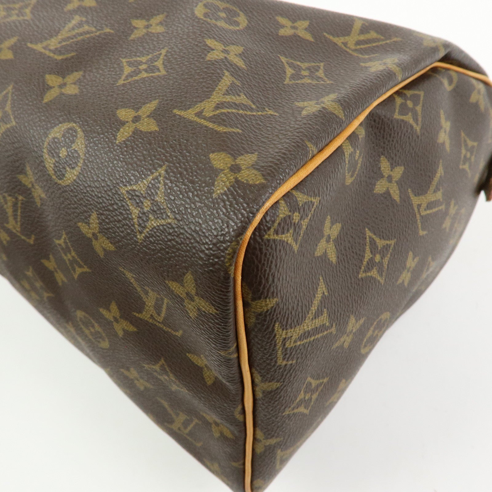 Louis Vuitton Monogram Speedy 30 Boston Bag Hand Bag Brown M41526