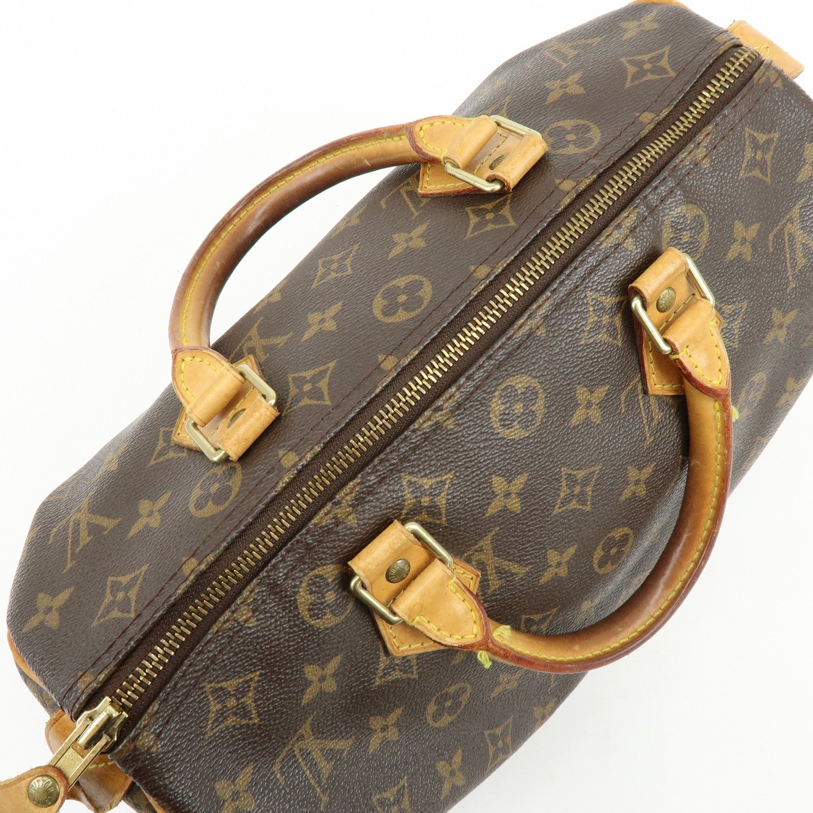 Louis Vuitton Monogram Speedy 30 Boston Bag Hand Bag Brown M41526