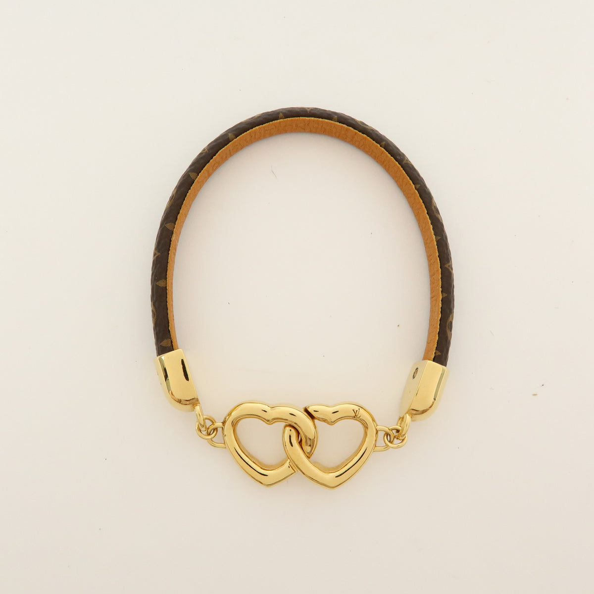 Louis Vuitton Monogram Say Yes Canvas Leather Bracelet M6758
